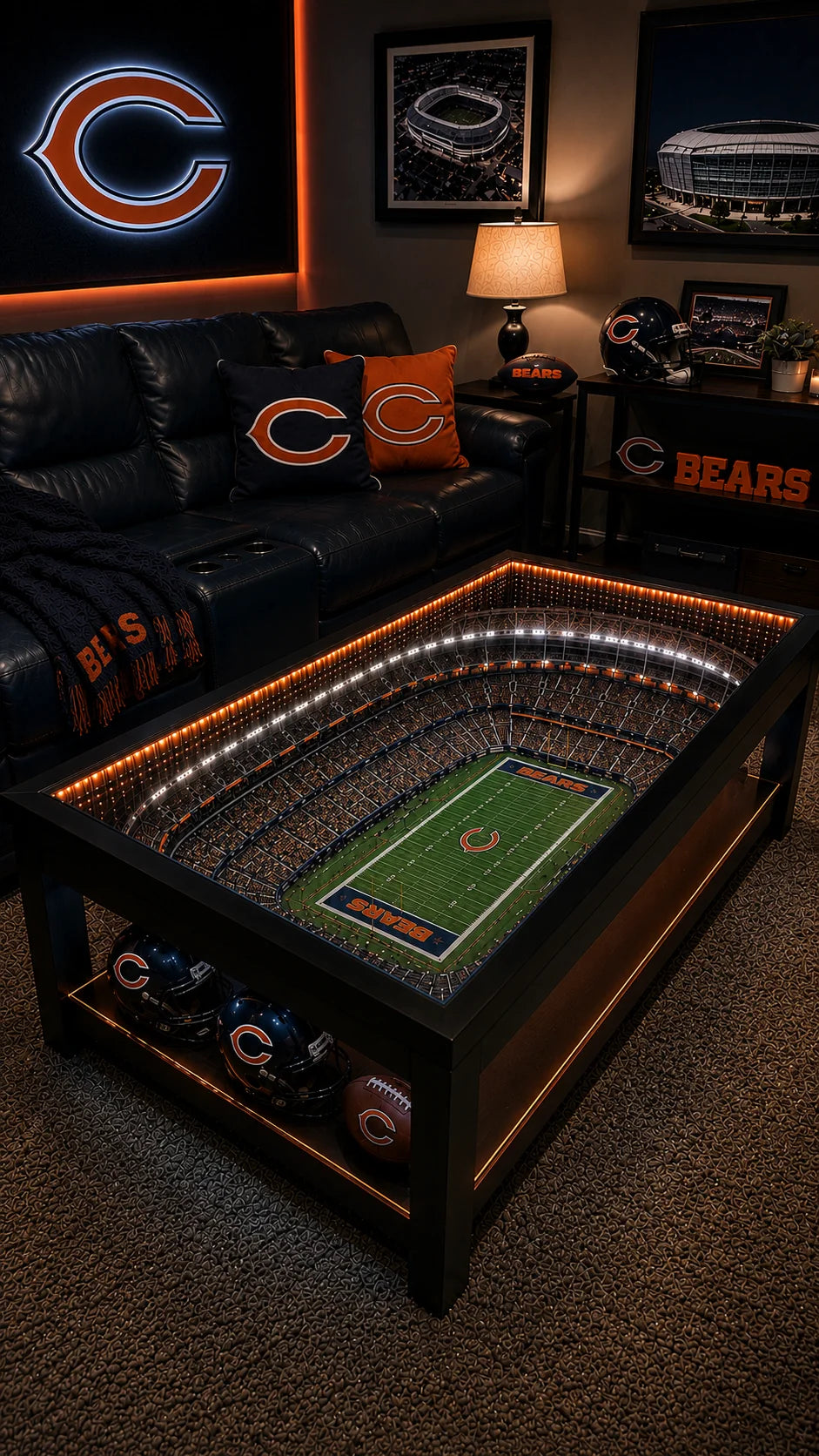 Football Stadium Tables